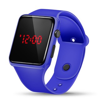 Đồng Hồ Led Điện Tử Kiểu Dáng Smart Watch Mặt Vuông Sành Điệu Cho Nam, Nữ, Học Sinh Thời Trang Thể Thao Cao Cấp 2020