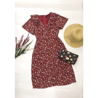 Đầm voan hoa size M,L,XL giá 160K