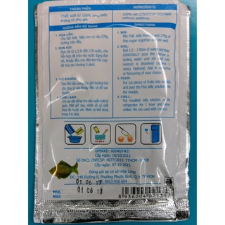 Bột rau câu con cá dẻo Hải Long