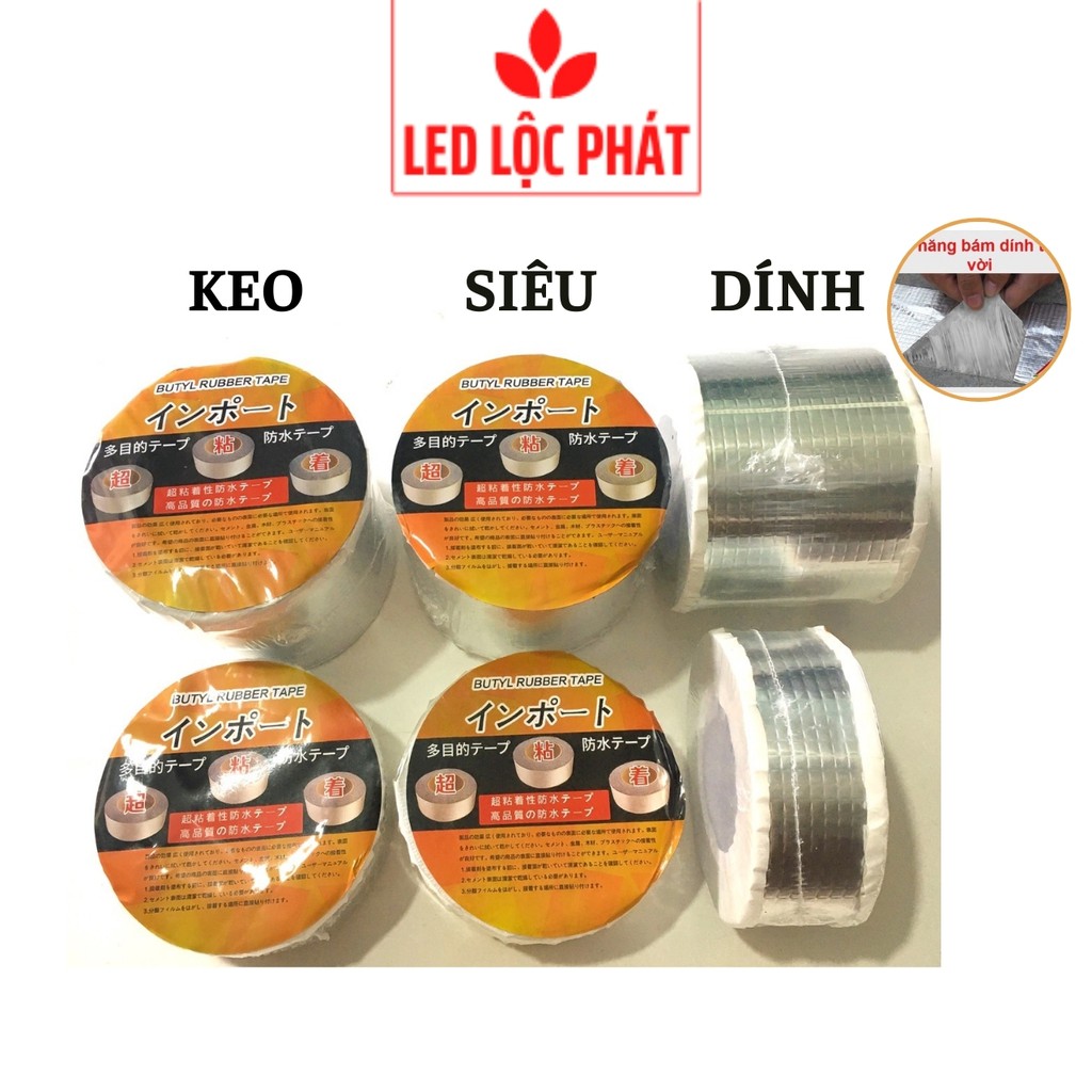 Băng keo chống thấm nước siêu dính, băng dính chống thấm 5f 10f tốt