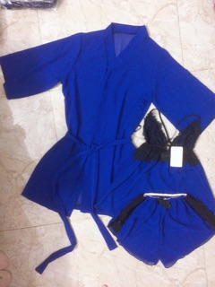 Set đồ ngủ 3 món sexy