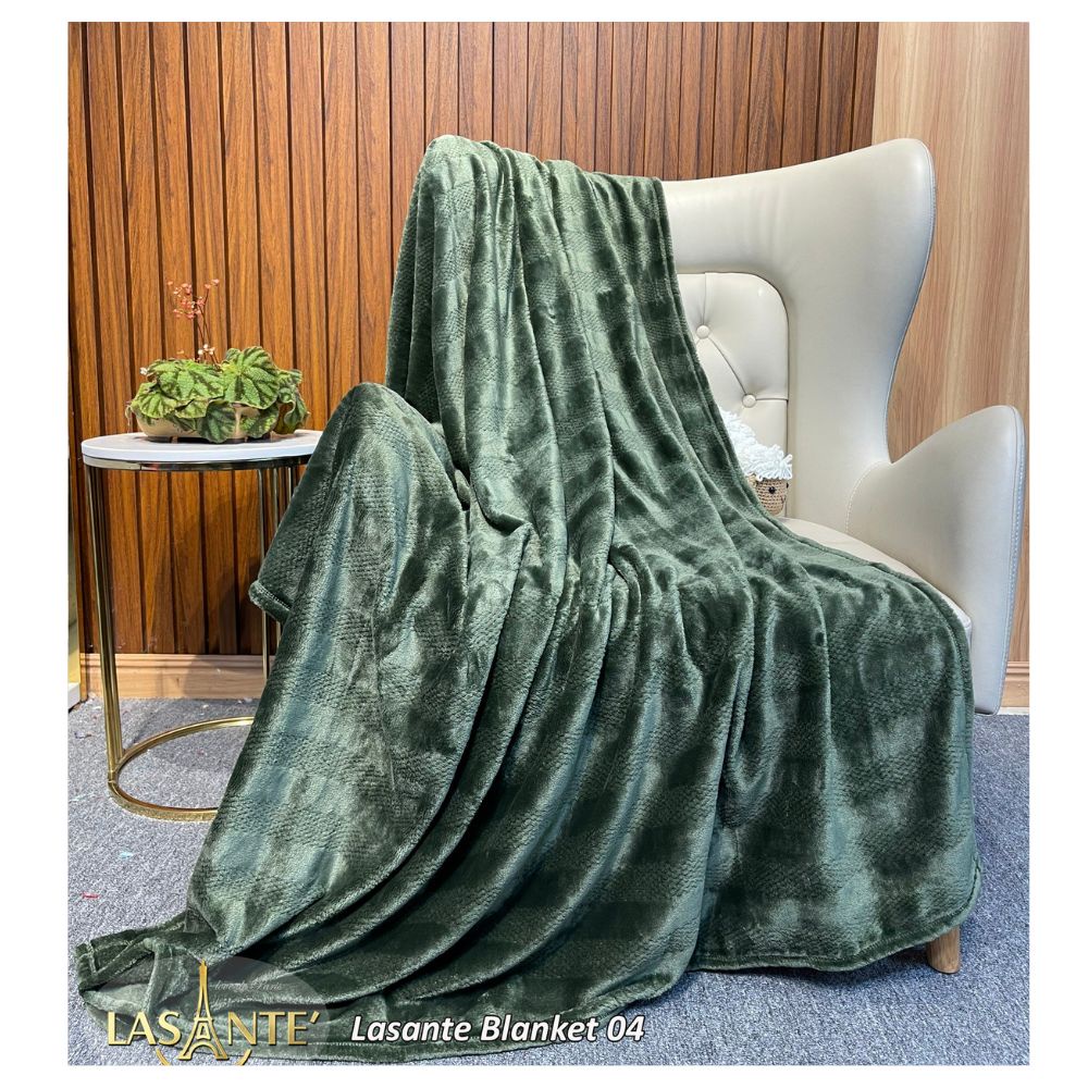 Chăn lông tuyết Lasante blanket cao cấp mềm mại sợi dệt kháng khuẩn phù hợp cho văn phòng nhiều màu sắc kích thước
