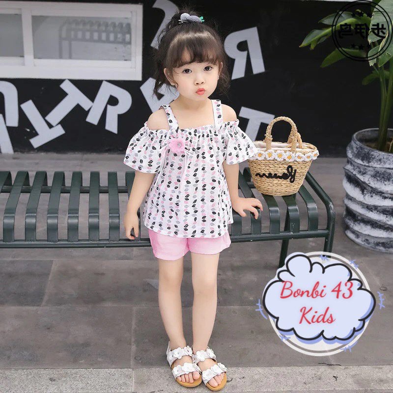 Set Bộ Đũi Ngắn Tay Cho Bé Gái (8-20kg ) BB43