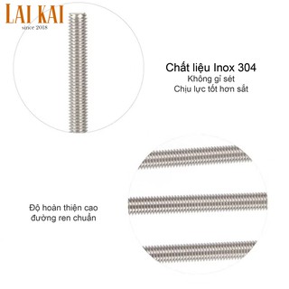 Thanh ren inox M6