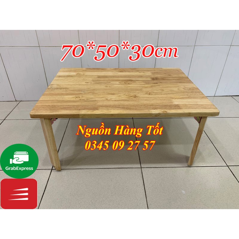 Bàn Làm Việc 70x50cm Chân Gỗ Phong Cách Hiện Đại Ngồi Bệt Xếp Gọn