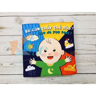 Sách Vải Bé Cảm Thấy Thế Nào chất liệu vải cao cấp, phát triển EQ cho trẻ từ nhỏ