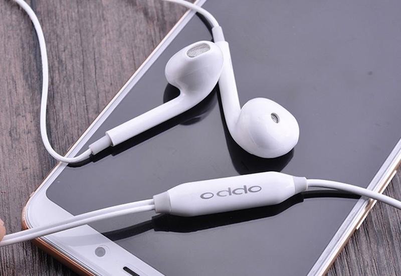Tai Nghe dành cho điện thoại OPPO R9 Loại Tốt Nghe Nhạc Âm Lượng Lớn Không Đau Tai - Tai nghe OPPO zin theo máy