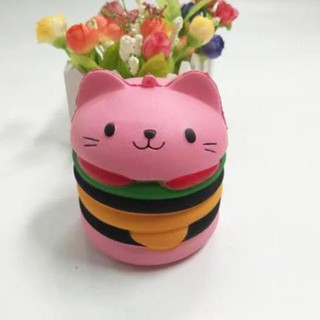 humberger mèo - squishy bóp mềm dễ thương AA