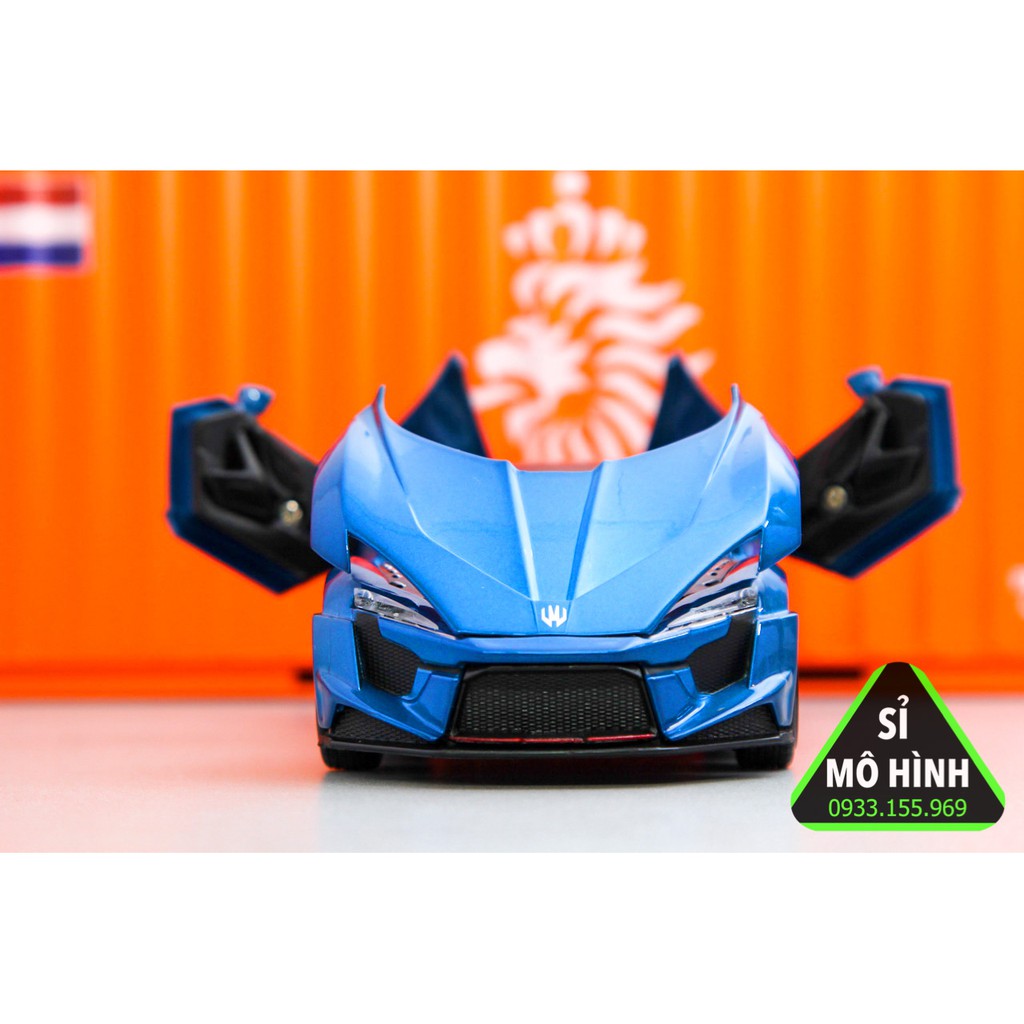 [ Sỉ Mô Hình ] Xe mô hình siêu xe Fenyr SuperSport 1:32 Xanh