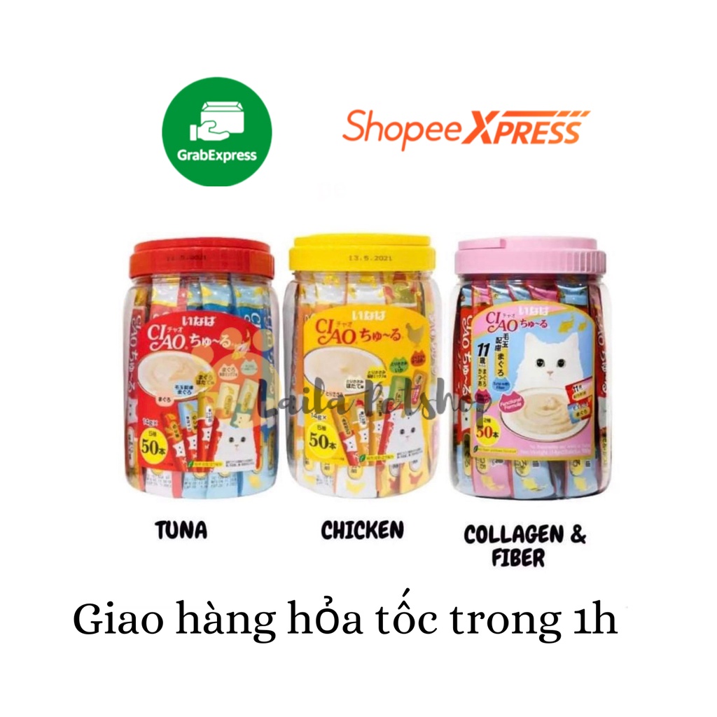 Súp thưởng CIAO cho mèo hộp đủ mùi