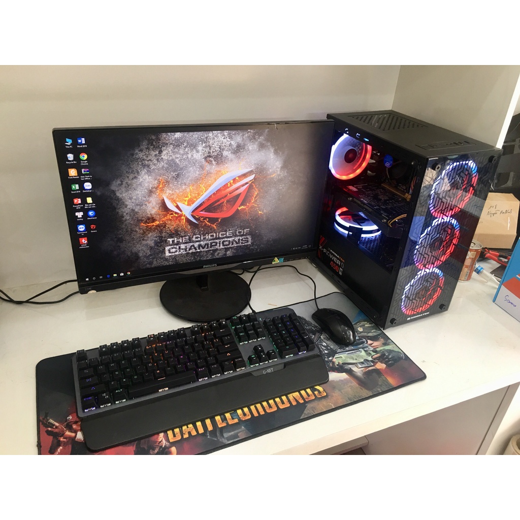 Bộ máy tính văn phòng, PC học tập, máy tính làm việc online H410/8gb/i3 10105  Mới 100% bảo hành 36 tháng | BigBuy360 - bigbuy360.vn