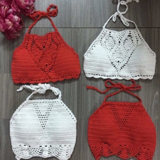 Bikini Áo móc len