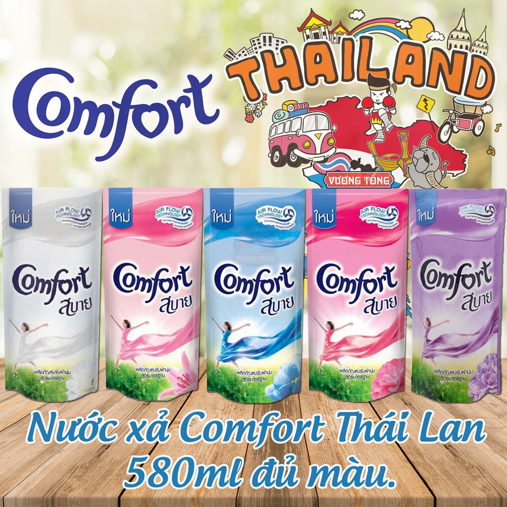 NƯỚC XẢ VẢI COMFORT THÁI LAN 580ML-KHÁCH ĐƯỢC CHỌN MÀU