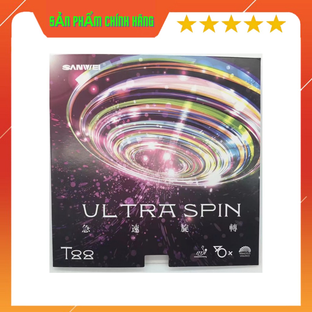 MẶT VỢT BÓNG BÀN SANWEI ULTRASPIN T88