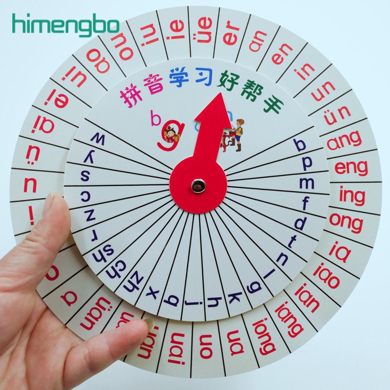 Giáo dục Trung Quốc Giáo dục Khai sáng Thẻ Pinyin Cấp thấp hơn Pinyin Dụng cụ tiện dụng Bàn xoay Thẻ