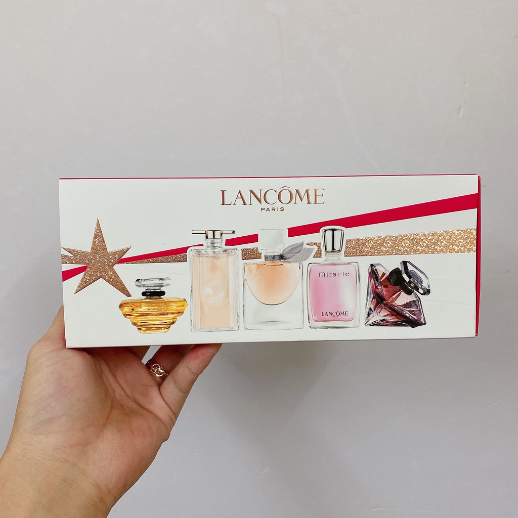 (Mới 2021) Set combo nước hoa quà tặng 5 chai Lancome Paris