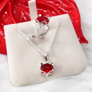 Bộ trang sức hồ ly - nhẫn và dây chuyền - re vo dich