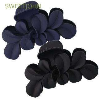 Kẹp Tóc Hình Hoa Lớn Làm Bằng Nhựa Cho Nữ