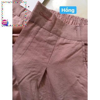 Quần Culottes chất vải Đũi