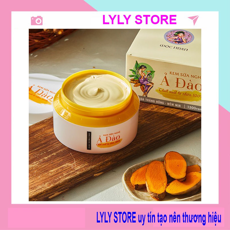  [LYLY STORY] Kem Sữa Nghệ Ả Đào - Mộc Nhan Natural- trắng da mờ thâm chống tia UV