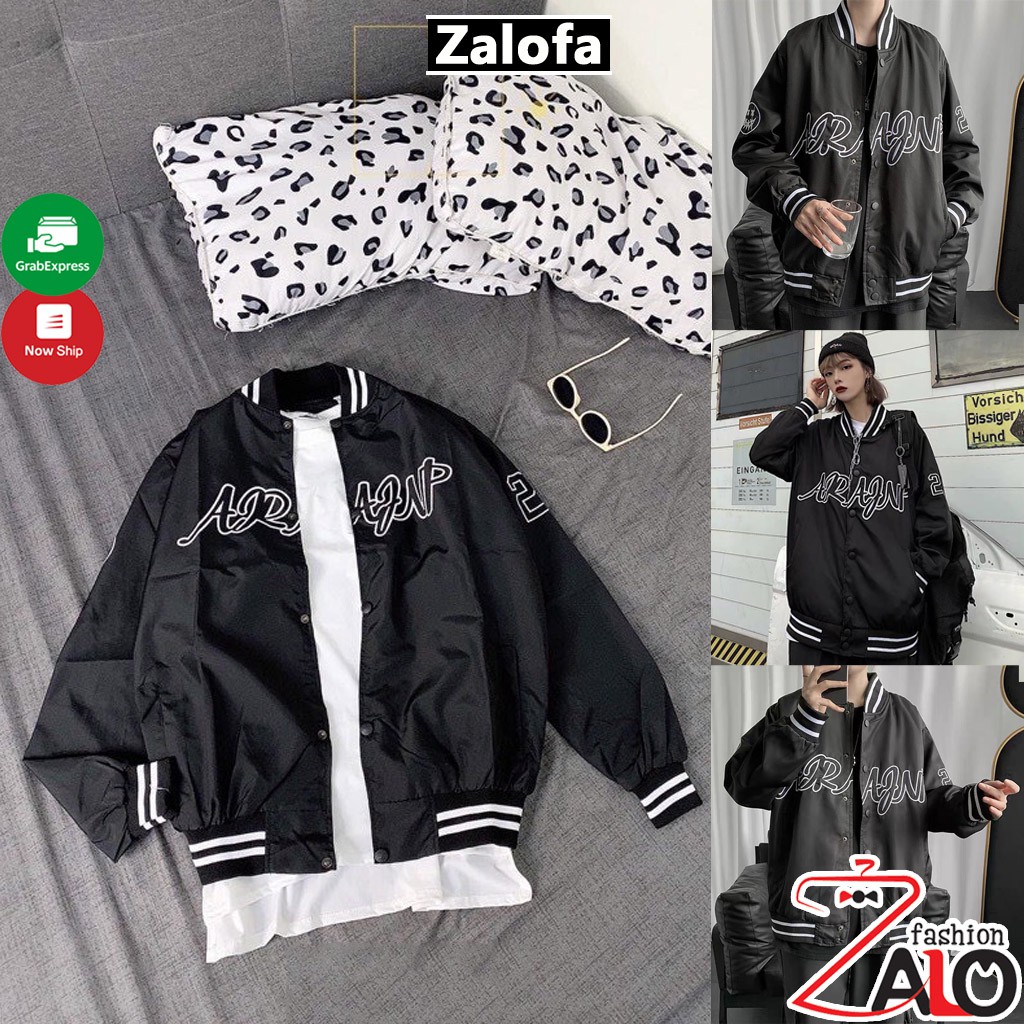 Áo khoác Bomber dù Unisex Ulzzang nam nữ Nhiều Mẫu Hot Áo Bomber dù 2 lớp lên from mặc siêu đẹp Zalofa