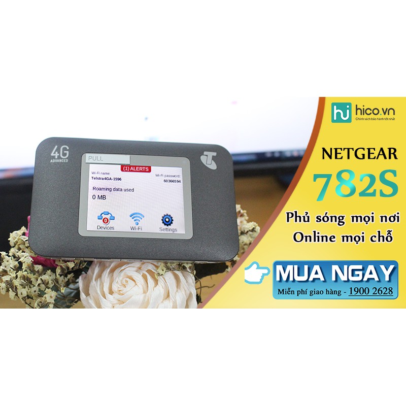 XẢ KHO Bộ Phát Wifi 4G Netgear 782S Trải Nghiệm Tốc Độ 4G Siêu Nhanh Pin Trâu Like New