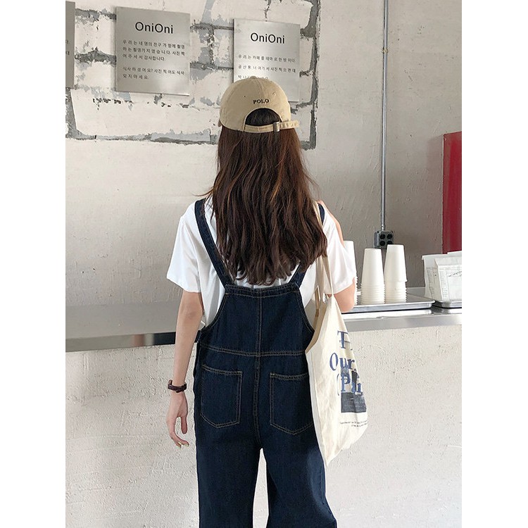 [Mã FADIRECT20 giảm 20K đơn 150K] Yếm quần dài xanh đậm chạy chỉ - YQD115 | BigBuy360 - bigbuy360.vn