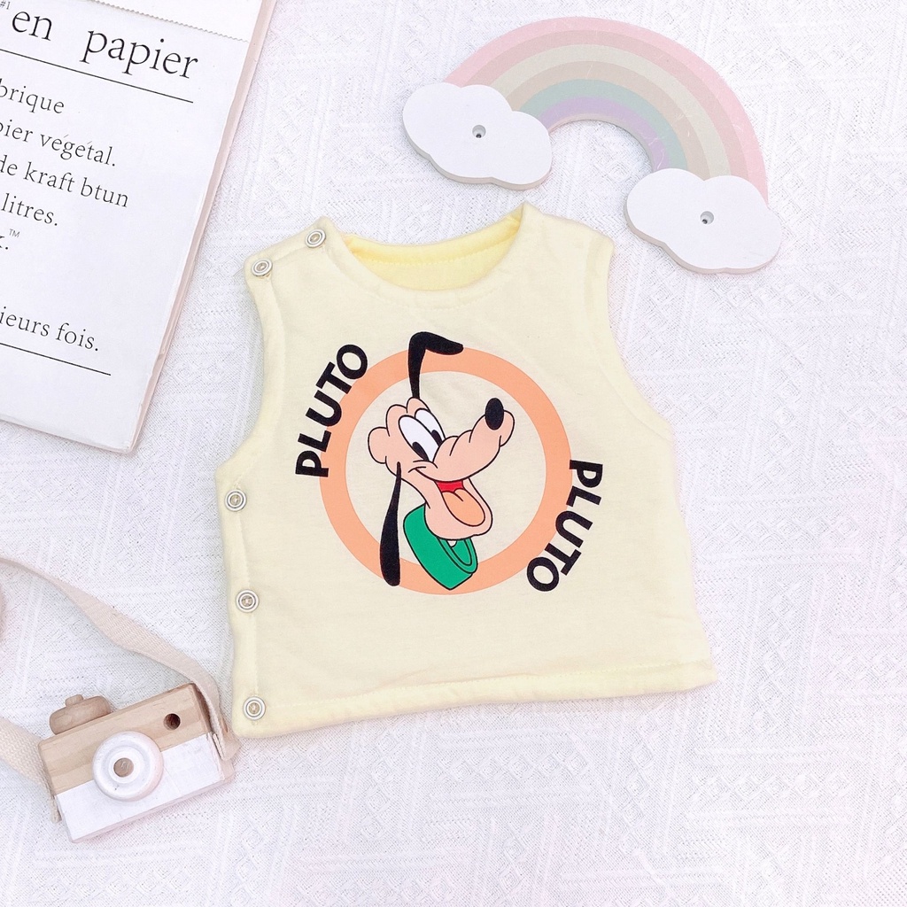 Áo Gile Phao Nhân Vật Hoạt Hình Dễ Thương Cho Bé Thanh Hằng Baby Từ 5 - 15 Kg