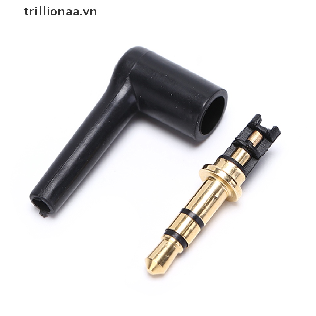 Bộ 2 Đầu Nối Chuyển Đổi Âm Thanh 3.5mm Mạ 90 Độ Chuyên Dụng