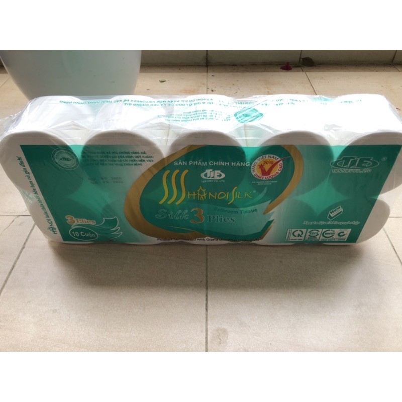 Giấy vệ sinh Hà nội không lõi 3 lớp loại 1