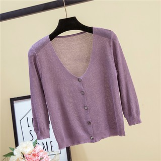 (HÀNG ORDER) Áo cardigan len mỏng M0106 KS