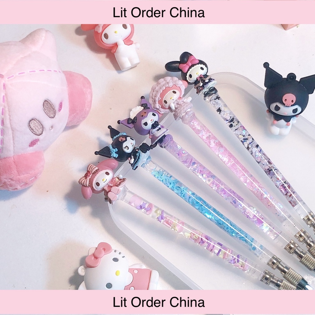 LIT Dao rọc giấy cute hình Kuromi/ Melody washi dao khắc trổ dạng bút {TẶNG LƯỠI DAO}