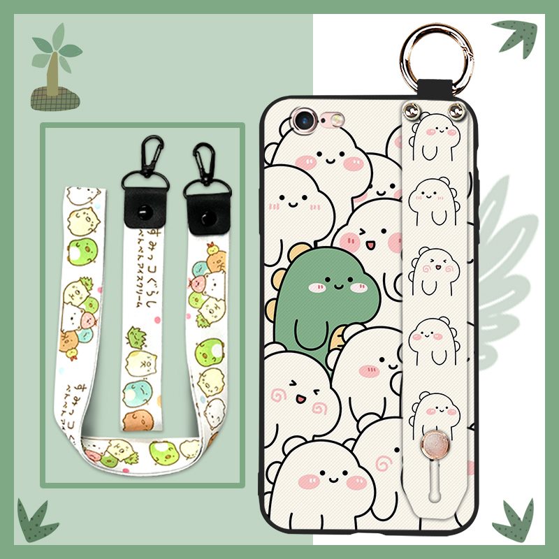 Ốp Điện Thoại Mềm Chống Nước Chống Va Đập Có Giá Đỡ Và Dây Đeo Cổ Tay Cho iphone 6 Plus/6S Plus
