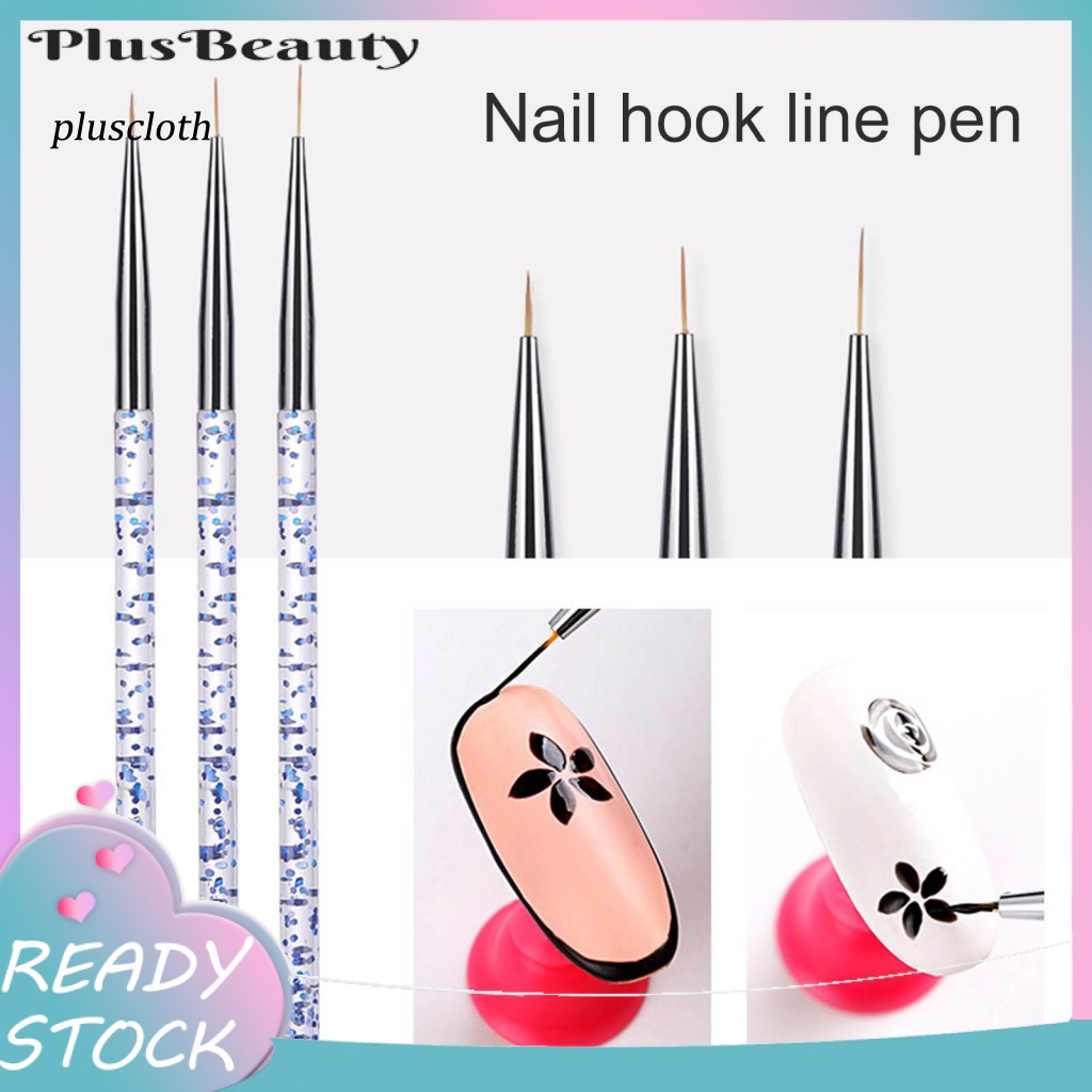 Bút Gel Siêu Mỏng Vẽ Trang Trí Móng Nghệ Thuật Đầu Mềm