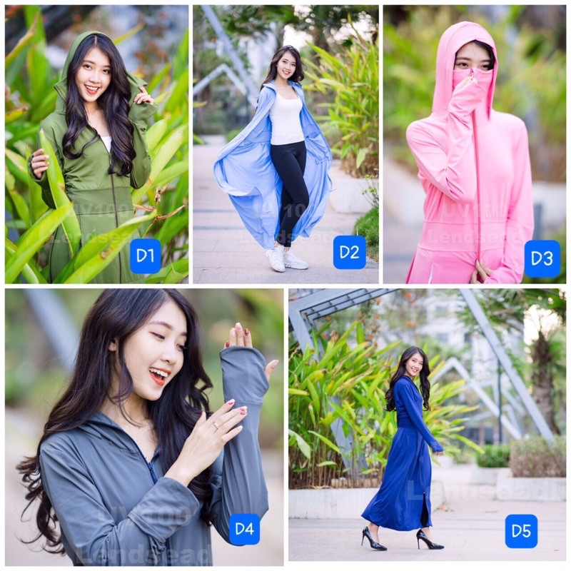 Áo choàng chống nắng chuẩn hãng Lendsead. Đóng túi zip như ảnh đăng. Ảnh thật.