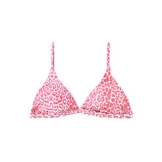 Áo bơi BOLD BIKINI họa tiết da báo hồng có khóa gài sau lưng