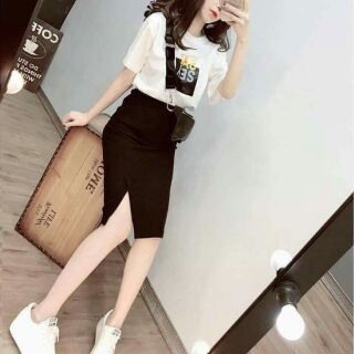 Chân váy bút chì umi công sở