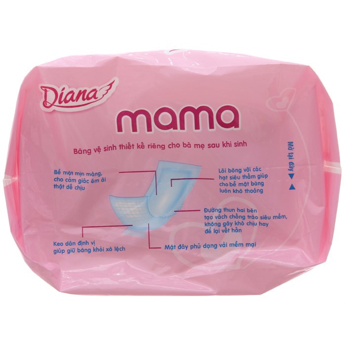 Băng vệ sinh Diana Mama không cánh 12 miếng