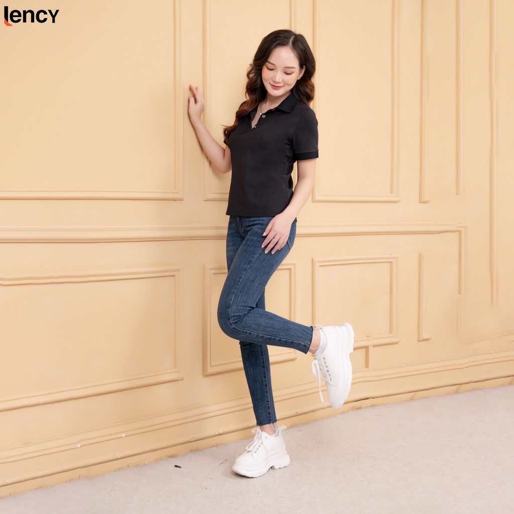 [Mã ICB0511 giảm 25% đơn 50K] Áo thun polo nữ LENCY áo có cổ bẻ chất cotton mát mịn, đủ size AO0866 | BigBuy360 - bigbuy360.vn