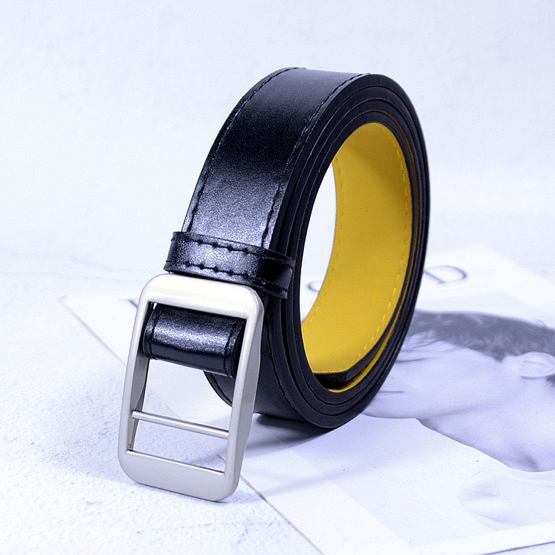 Thắt Lưng Nam Vuông Chữ Nhật ko lỗ bản to TLN016 - Dây nịt Nam nữ Unisex không ko lỗ tiện lợi Thắt Lưng trendy