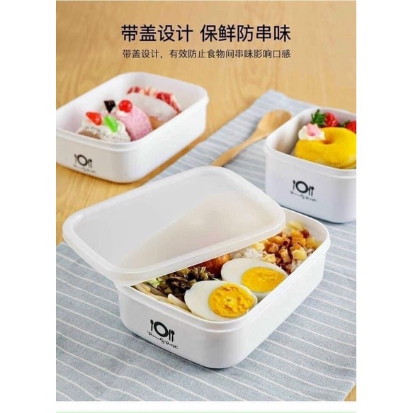 BỘ 4 HỘP TRỮ NGĂN ĐÔNG &amp; NGĂN MÁT CÓ NẮP