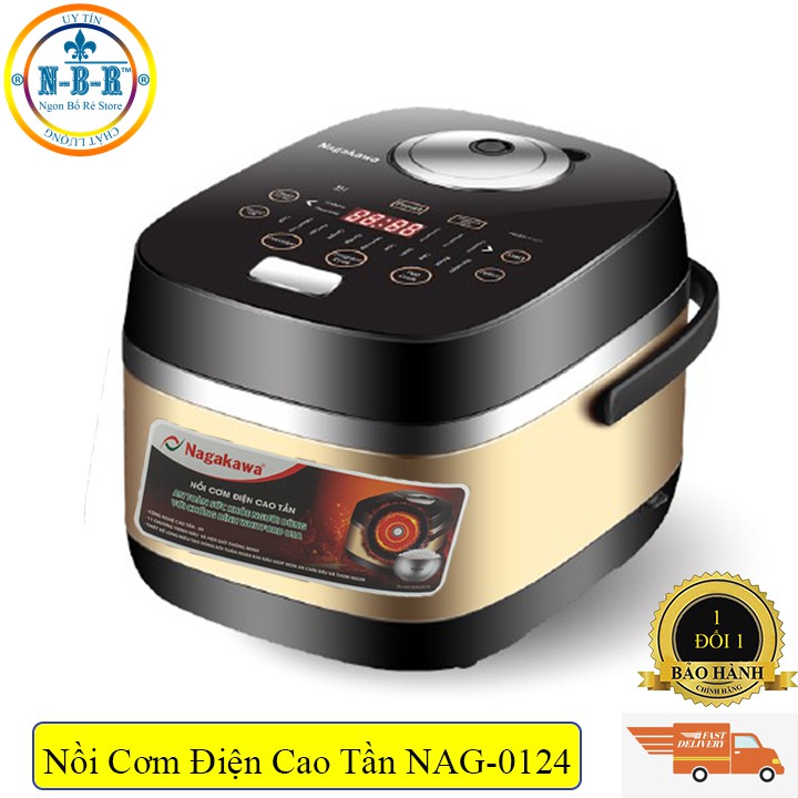 Nồi Cơm Điện Cao Tần NAGAKAWA NAG 0124 Dung Tích 1.8 Lit , Phân Phối Chính Hãng Bởi NBR STORE