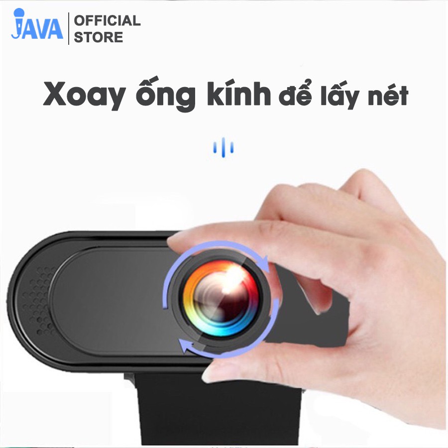 Webcam máy tính laptop livestream có Mic Full HD PC Gaming 1080P High Solution-Bảo Hành 12 Tháng