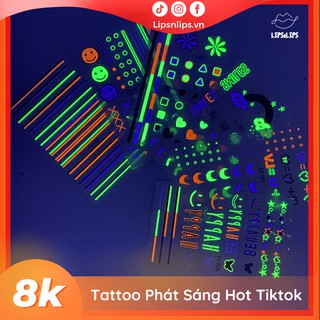 Tattoo Phát Sáng Hot Trend Tiktok [Mẫu ngẫu nhiên]