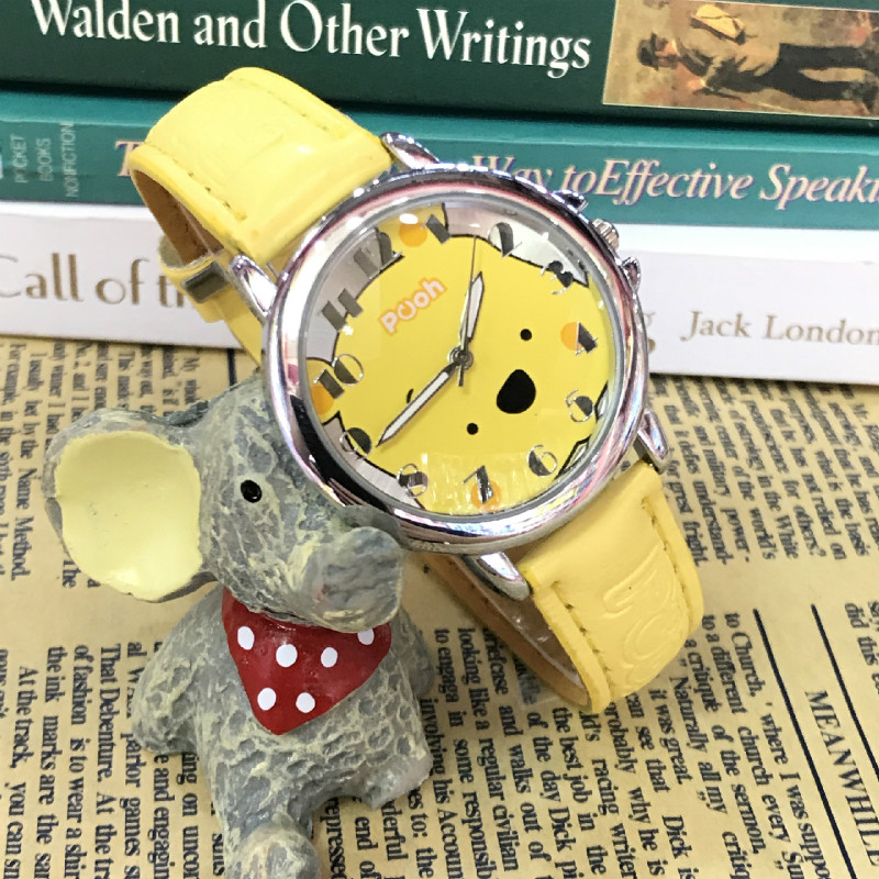 Winnie The Pooh Disney Jam Tangan Wrist Watch Cartoon Automatic Thạch Anh Digital