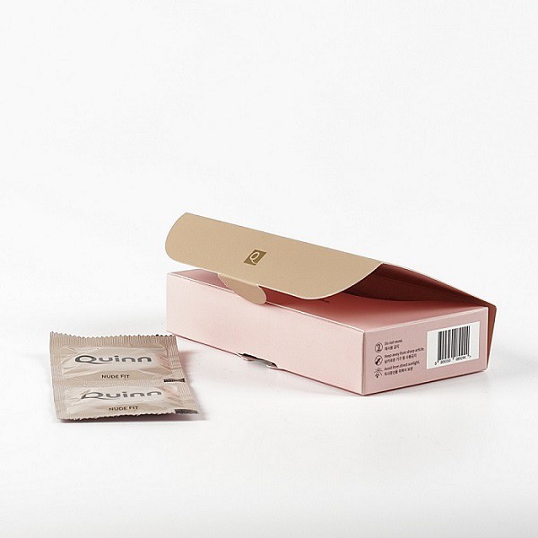 Bao Cao Su Hàn Quốc Siêu Mỏng Quinn Nude Fit 001 - Ôm Sát, Chống Tuột - Hộp 12 cái