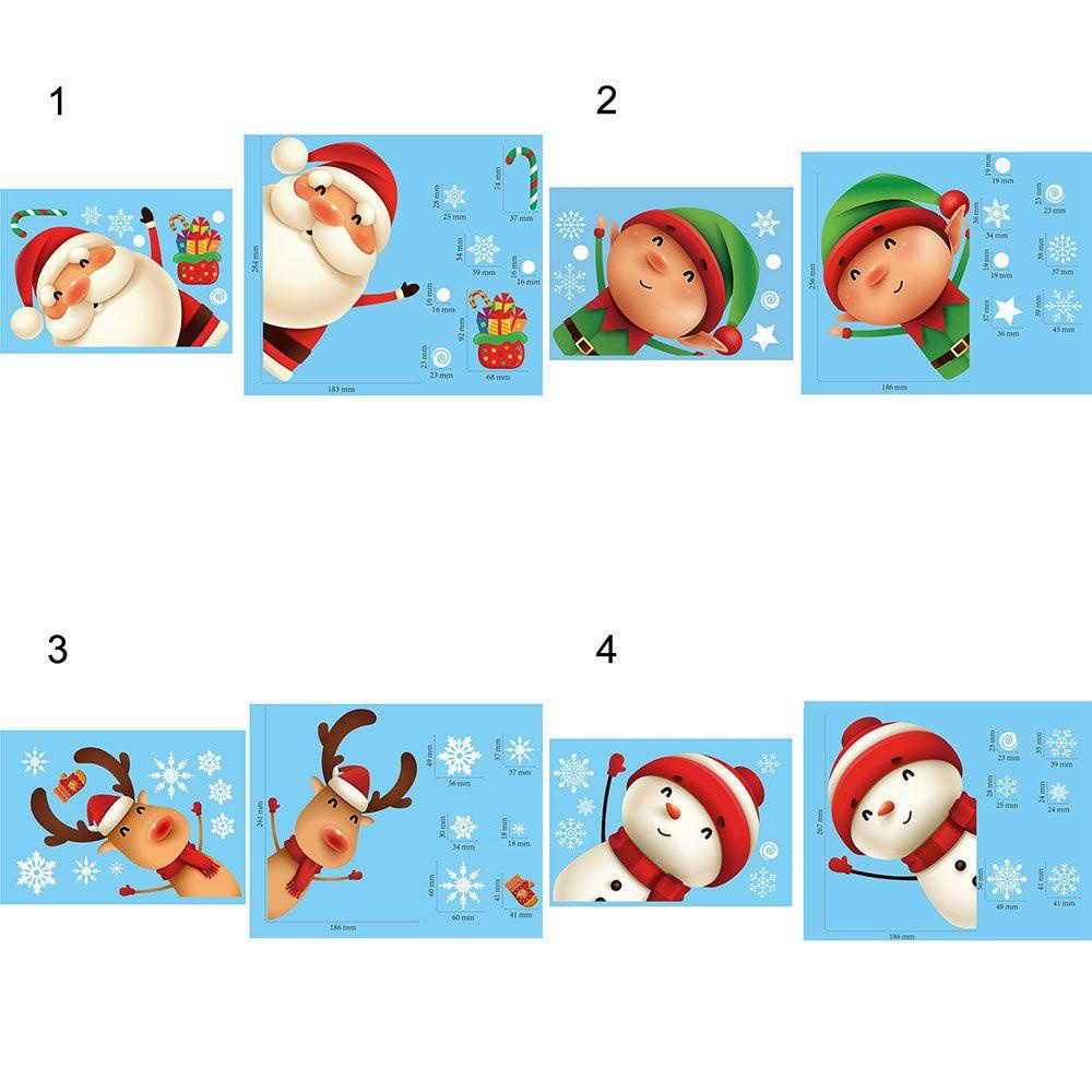 LAKAMIER Miếng Dán Tường Trang Trí Năm Mới