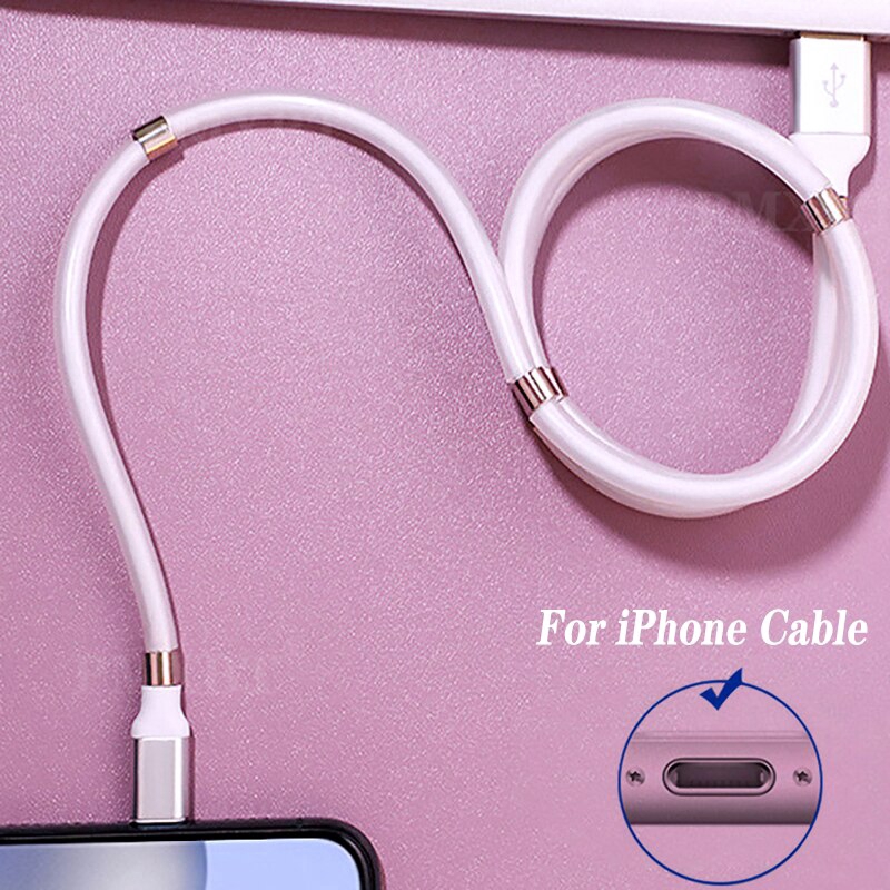 Dây Cáp Sạc Rút Gọn Tự Động Cổng Micro Usb Type C Cho Iphone Huawei Samsung Xiaomi Oppo Vivo