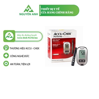 Máy đo đường huyết Accu chek performa, máy đo đường huyết,