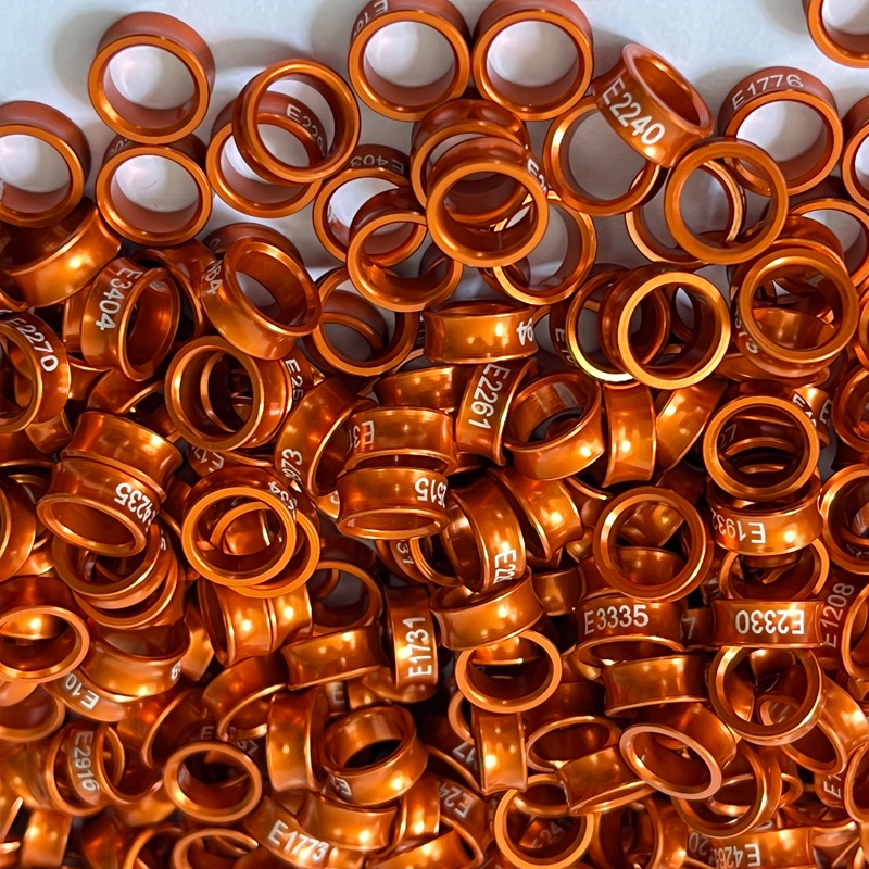 1 pcs vòng đeo chân chim 7mm, nhẫn đeo chân cho vẹt có thể tùy chọn màu sắc, 6 màu sắc